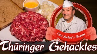 Thüringer Gehacktes selber machen  Thüringer Mett  Faschiertes  Opa Jochen´s Rezept [upl. by Acnairb]