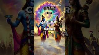 Bhagavad Gita  Ch 2 Verse 35 📖 shorts bhagavadgita hinduism scripture [upl. by Wilber]