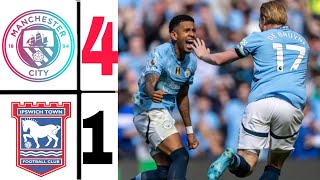 Man City vs Ipswich town HIGHLIGHTS  Erling Haaland 2Goal  De Bruyne Goal Premier League 2425 [upl. by Ronald]