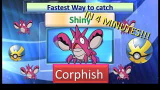 Fastest way to get shiny corphish in Pokemon Omega Ruby Alpha Sapphire [upl. by Sarat412]