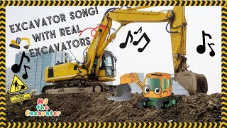 Construction Vehicles for Kids  Excavator Song [upl. by Whitcomb]