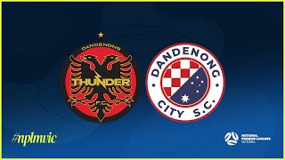 2024 NPLMVIC Round 19 Dandenong Thunder FC v Dandenong City SC [upl. by Leahcimdivad683]