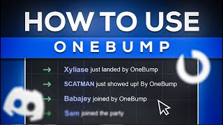 How To Grow Your Discord Server With OneBump 2024 [upl. by Nair]