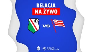 Legia Warszawa  Cracovia MECZ NA ŻYWO Ekstraklasa RELACJA KOMENTARZ STUDIO [upl. by Fita]