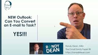 quotNewquot Outlook Converting an Email to Calendar and Task in New Microsoft Outlook app [upl. by Weikert]