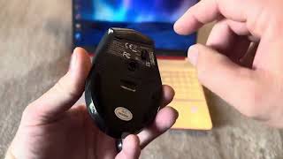 Unboxing Usage Setup and Issues of Tecknet Wireless Mouse [upl. by Mandel]