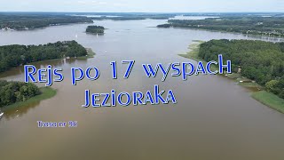 Iława 2023 Dron 4K Rejs po 17 wyspach Jezioraka [upl. by Stearne]