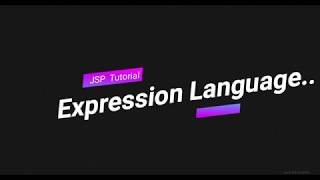 34 JSP Expression Language  JSP Tag  Servlet vs JSP Tutorial  J2EE HINDI [upl. by Donough788]