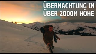 Übernachtung auf über 2000m  Winter Durchschlageübung [upl. by Sairacaz690]