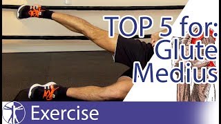 Top 5 Gluteus Medius Exercises [upl. by Eudora]