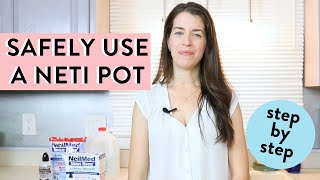 Neti Pot Benefits  How to Use Neilmed Sinus Rinse [upl. by Jeggar]