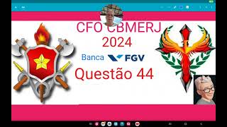 CFO CBMERJ 2024 questão 44 Uma parede retangular de 52m de comprimento por 24m de altura deve se [upl. by Barayon]