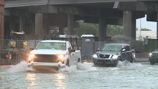 Charleston police block off city as flooding from Debby rises [upl. by Hallsy]