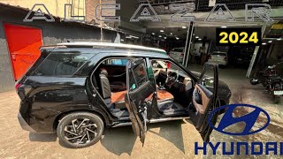 HYUNDAI ALCAZAR 2024 SEAT COVERS AND ACCESSORIES INSTALLED 👍👍  ALCAZAR 2024 [upl. by Hallagan554]