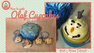 Frozen Cupcakes Olaf [upl. by Ylicec]