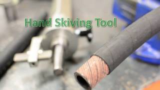 Hydraulic Hose Skiving Tool [upl. by Inal]