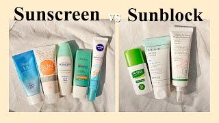 Sunblock vs Sunscreen  bedanya  bagusan mana teringkas utk pemula [upl. by Aliuqahs]