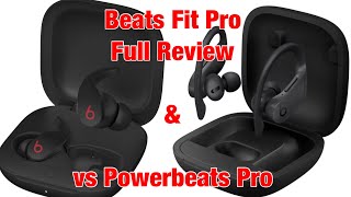 Beats Fit Pro Review  and vs Powerbeats Pro Smaller Clearer Better  Mostly For CrossFit amp Life [upl. by Carolee]