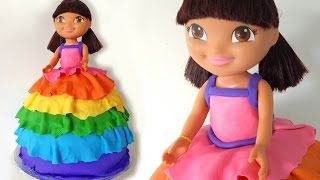 Dora Birthday Cake HOW TO COOK THAT Dora The Explorer [upl. by Dominica]