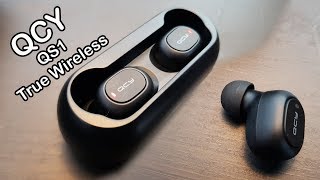 QCY QS1 TWS True Wireless Bluetooth 5 Earphones Review [upl. by Aisetra]