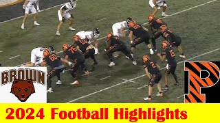 Brown vs Princeton Football Game Highlights 10 18 2024 [upl. by Hacker639]