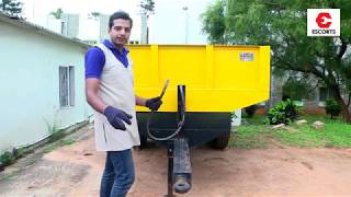 Trailer Hitching Procedure Powertrac [upl. by Philina]