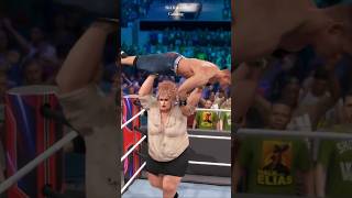 John Cena Beaten By Heavy Weight Girl in WWE wwe wwe2k23 wweraw johncena hellinacell [upl. by Caria398]