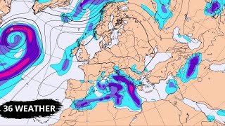 ΚΑΙΡΟΣ  12 Νοεμβρίου 2024  Μοντέλο ECMWF  Υετός  βροχές καταιγίδες  Στην Ευρώπη [upl. by Raskind469]