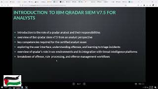 Introduction to IBM QRadar SIEM V75 for Analysts  Arabic [upl. by Werna]