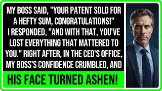 My Boss stole my patent Youve lost everything now Then He turned pale in the CEOs office [upl. by Nadual]