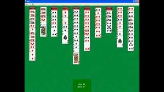 How To Beat Spider Solitaire  NO UNDO  Advanced Difficulty [upl. by Atiuqal706]