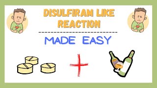 Disulfiram Like Reaction Mechanism Symptoms Pharmacology Drug interaction Made Easy [upl. by Adnoluy258]