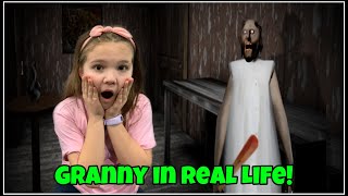 Granny In Real Life Escape Grannys House [upl. by Lebasiairam]