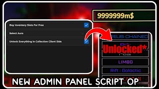 NEW  Admin Panel Script Hack  ROBLOX SCRIPTS  Unlock Everything FREE Gamepass [upl. by Amiarom]