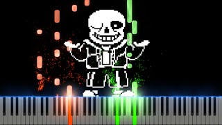 Undertale Fallen Down Piano Cover Midi tutorial Sheet app Karaoke [upl. by Nabetse464]