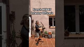 French M1845 Infantry Officer’s Military Sabre destreza hema martialarts sword fencing sable [upl. by Myrt]