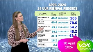 10 April 2024  Vox Weervoorspelling [upl. by Enirroc669]