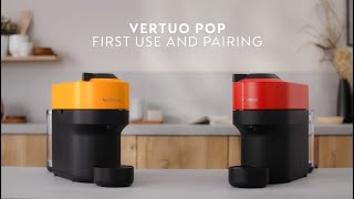 Nespresso Vertuo Pop  First use and Connectivity [upl. by Garlan]