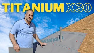 How to Install Titanium X30 Underlayment  Tile Roofing Guide [upl. by Thibaud]