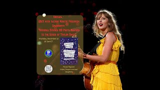 Author Kristie Daugherty quotInvisible Strings 113 Poets Respond to the Songs of Taylor Swiftquot [upl. by Estus]