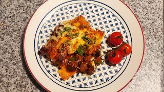 SPINACH AND RICOTTA CANNELLONI with meat balls in tomato sauce🍝 Stuffed pasta authentic recipe [upl. by Kast]