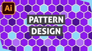 How To Create A Hexagon Pattern In Adobe Illustrator  Manual amp Pattern Swatch [upl. by Novj]