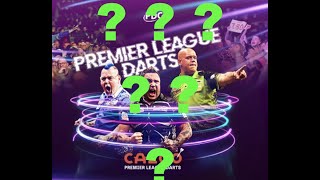 Premier League Darts Line Up 2023 [upl. by Lumbye]