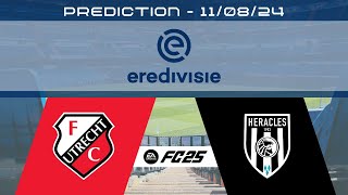 FC Utrecht vs Heracles Almelo  Prediction  202425 Eredivisie  EA FC 25 [upl. by Accalia736]