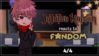 JJK Reacts To The Fandom  44  JJK X Gacha Club  ʟɪʟᴀᴄ—ᴀᴍᴇᴛʜʏsᴛ [upl. by Lemak558]