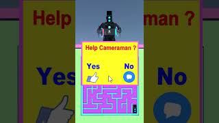 Maze Challenge  Skibidi Toilet amp Titan Camera Saw Man shorts trending funny [upl. by Ennaimaj]