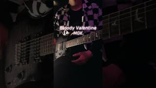 MGK  Bloody Valentine mgk machinegunkelly guitar guitarcover guitarist music shorts emo [upl. by Eyr]