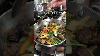 Easy Stir Fry Beef with Bell Pepper over Steam Rice MyMyCali [upl. by Adnohser16]