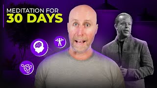 I Tried Dr Joe Dispenzas Meditations for 30 Days  Heres What Happened [upl. by Sirred260]