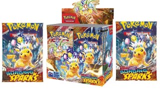 Surging sparks booster box pack opening [upl. by Saville445]